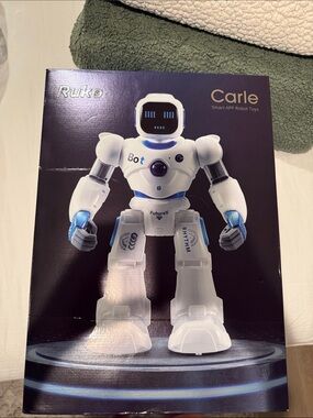 White and Blue Smart App Robot Toy by Ruko